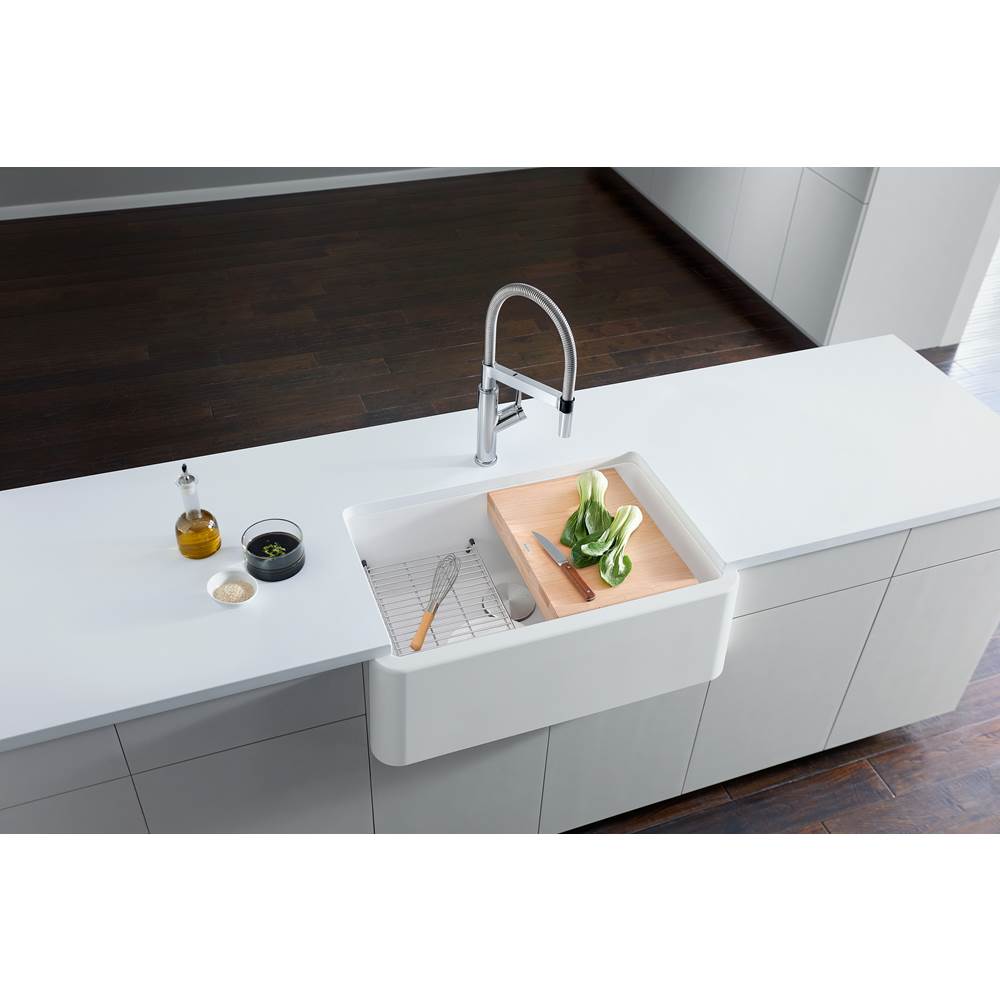 Ikon SILGRANIT 30'' Single Bowl Apron-Front Farmhouse Sink - Anthracite
