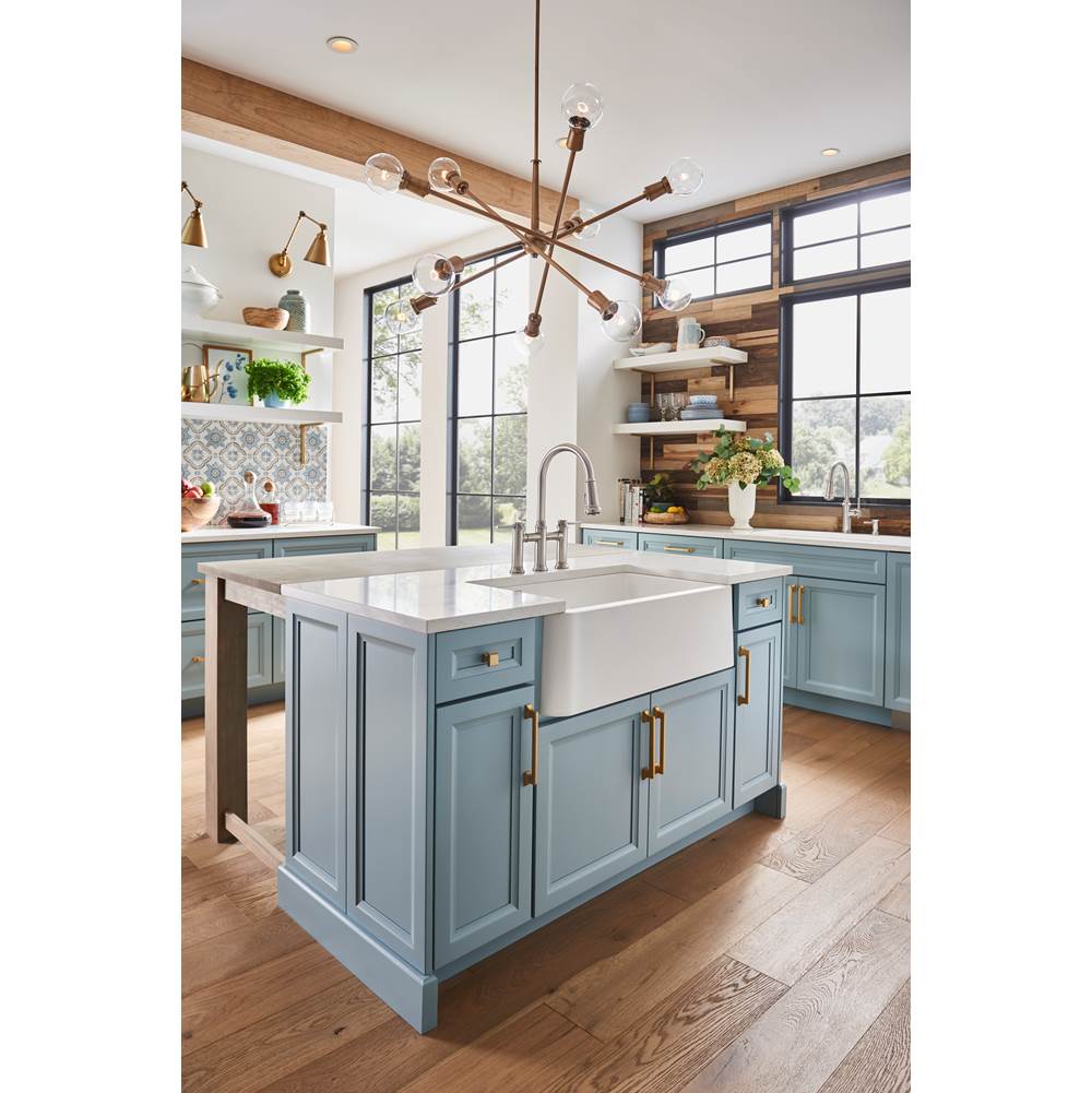 Ikon SILGRANIT 33'' Single Bowl Apron-Front Farmhouse Sink - Anthracite