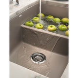 Performa SILGRANIT 33'' 60/40 Double Bowl Undermount Kitchen Sink with Low Divide - White