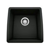 Blanco - Performa SILGRANIT 17'' Undermount Bar Sink - Coal Black - Coal Black