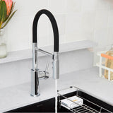 Catris Flexo Semi-Pro Pull-Down Dual-Spray Kitchen Faucet - Chrome
