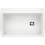 Blanco - Diamond SILGRANIT 33.5'' Super Single Dual Mount Kitchen Sink - White - White