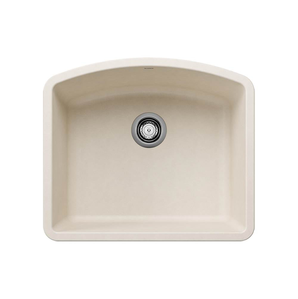 Blanco - Diamond SILGRANIT 24'' Single Bowl Undermount Kitchen Sink - Soft White - Soft White