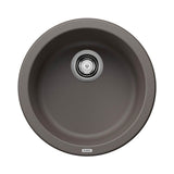 Blanco - Rondo SILGRANIT 18'' Dual Mount Bar Sink - Volcano Gray - Volcano Gray