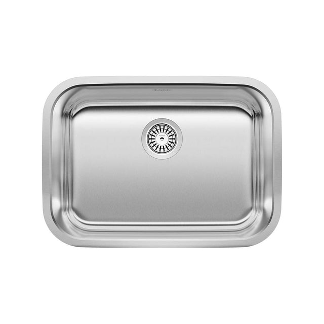 Blanco - Stellar 25'' Single Bowl Undermount Stainless Steel Kitchen Sink - Brushed