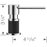 Lato Soap Dispenser - Chrome