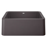 Blanco - Ikon SILGRANIT 27'' Single Bowl Apron-Front Farmhouse Sink - Cinder - Cinder