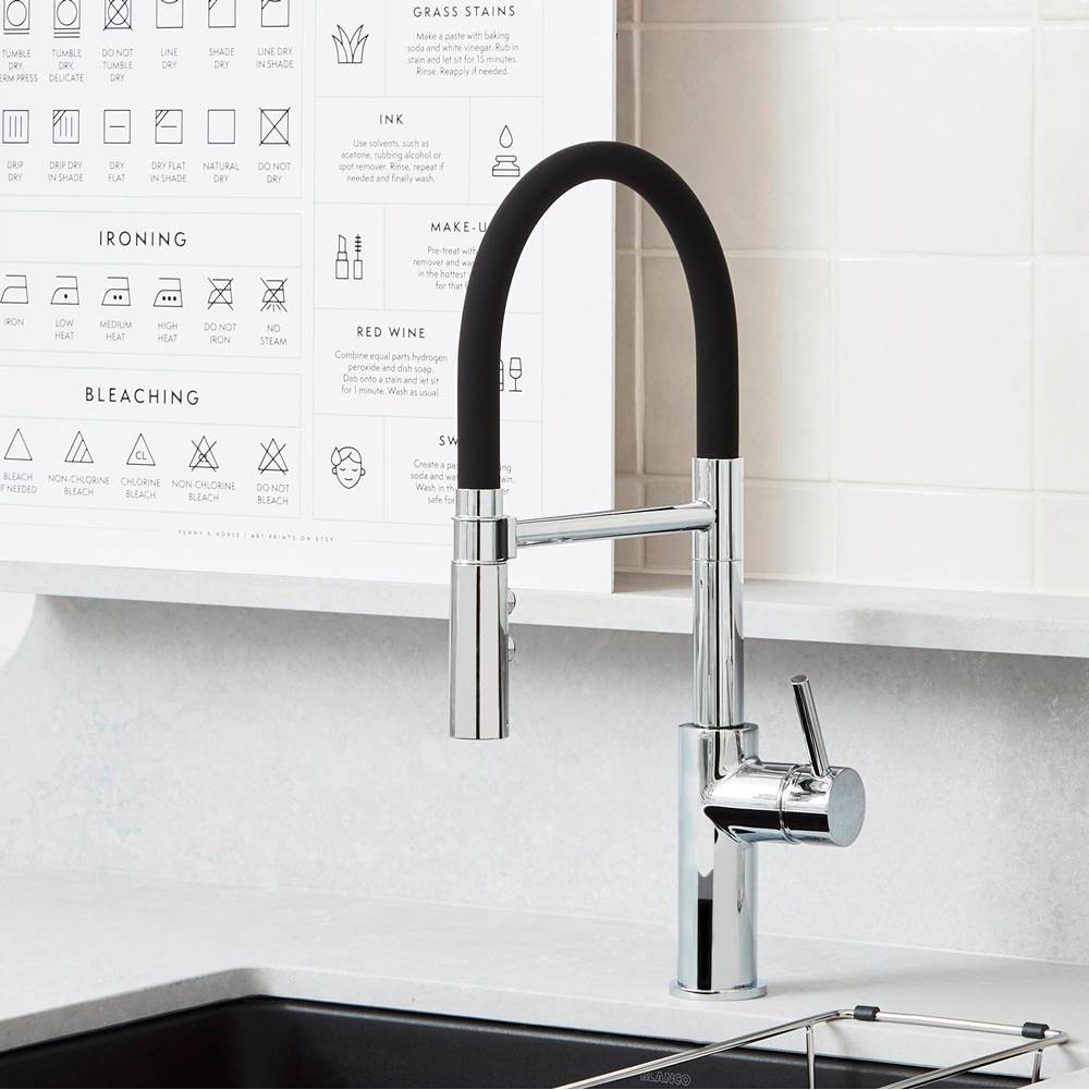 Catris Flexo Semi-Pro Pull-Down Dual-Spray Kitchen Faucet - Chrome