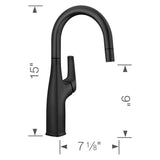 Rivana Pull-Down Bar Faucet - Chrome