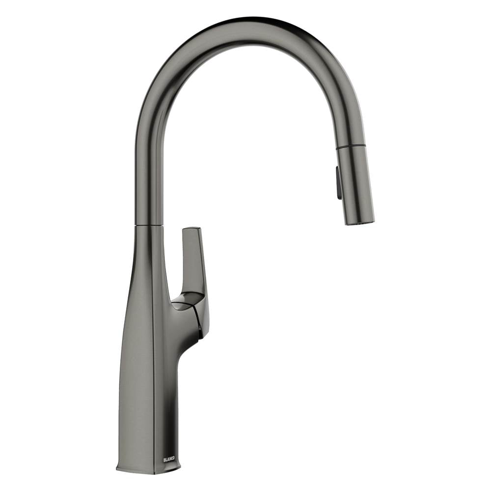Blanco - Rivana Pull-Down 1.5 GPM - Satin Dark Steel - Satin Dark Steel