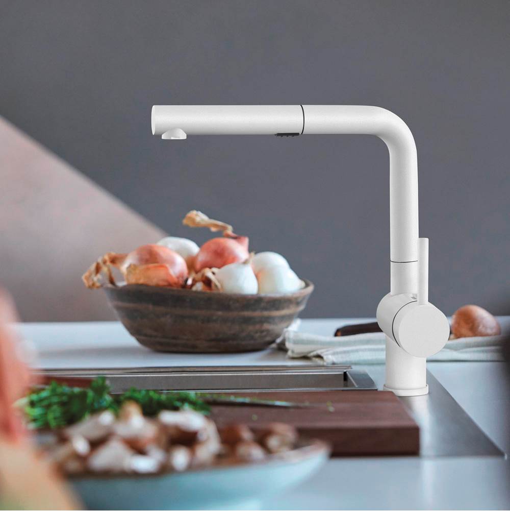 Linus Low Arc Pull-Out Dual-Spray Kitchen Faucet - Chrome