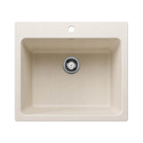 Blanco - Liven SILGRANIT 25'' Single Bowl Dual Mount Laundry Sink - Soft White - Soft White