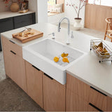 Vintera SILGRANIT 30'' Single Bowl Apron-Front Farmhouse Sink - Anthracite