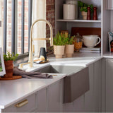 Rivana Semi-Pro Pull-Down Dual-Spray Kitchen Faucet - Chrome