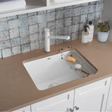 Liven SILGRANIT 25'' Single Bowl Dual Mount Laundry Sink - Anthracite