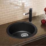 Rondo SILGRANIT 18'' Dual Mount Bar Sink - White
