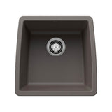 Blanco - Performa SILGRANIT 17'' Undermount Bar Sink - Volcano Gray - Volcano Gray
