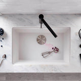 Precis SILGRANIT 27'' Single Bowl Undermount Kitchen Sink - Coal Black