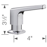 Rivana Soap Dispenser - Chrome