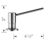 Torre Soap Dispenser - Chrome