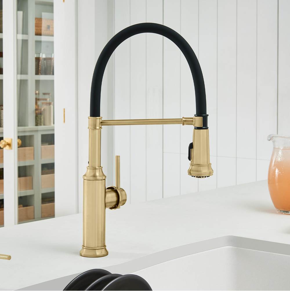 Empressa Semi-Pro Pull-Down Dual-Spray Kitchen Faucet - Chrome