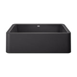 Blanco - Ikon SILGRANIT 33'' Single Bowl Apron-Front Farmhouse Sink - Anthracite - Anthracite