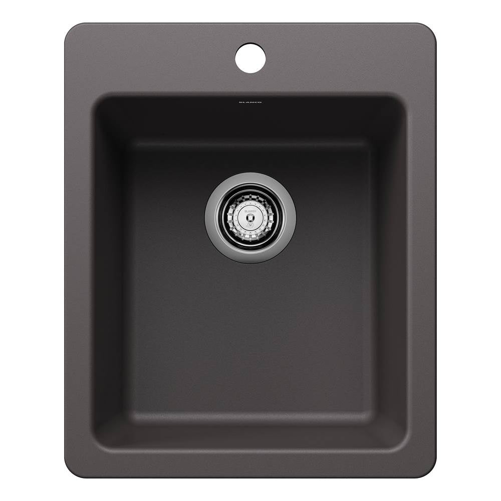 Blanco - Liven SILGRANIT 17'' Dual Mount Bar Sink - Cinder - Cinder