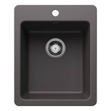 Blanco - Liven SILGRANIT 17'' Dual Mount Bar Sink - Cinder - Cinder