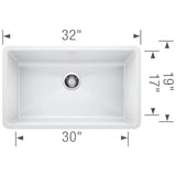 Precis SILGRANIT 32'' Super Single Undermount Kitchen Sink - Cafe