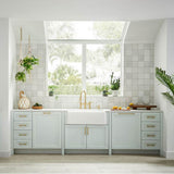 Ikon SILGRANIT 33'' Single Bowl Apron-Front Farmhouse Sink - Anthracite