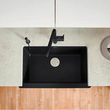 Vintera SILGRANIT 30'' Single Bowl Apron-Front Farmhouse Sink - Anthracite