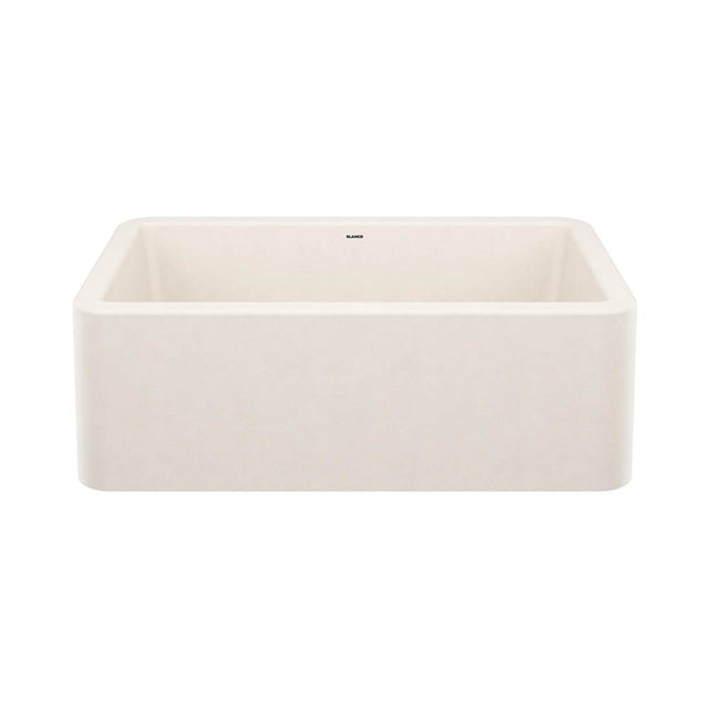 Blanco - Ikon SILGRANIT 30'' Single Bowl Apron-Front Farmhouse Sink - Soft White - Soft White
