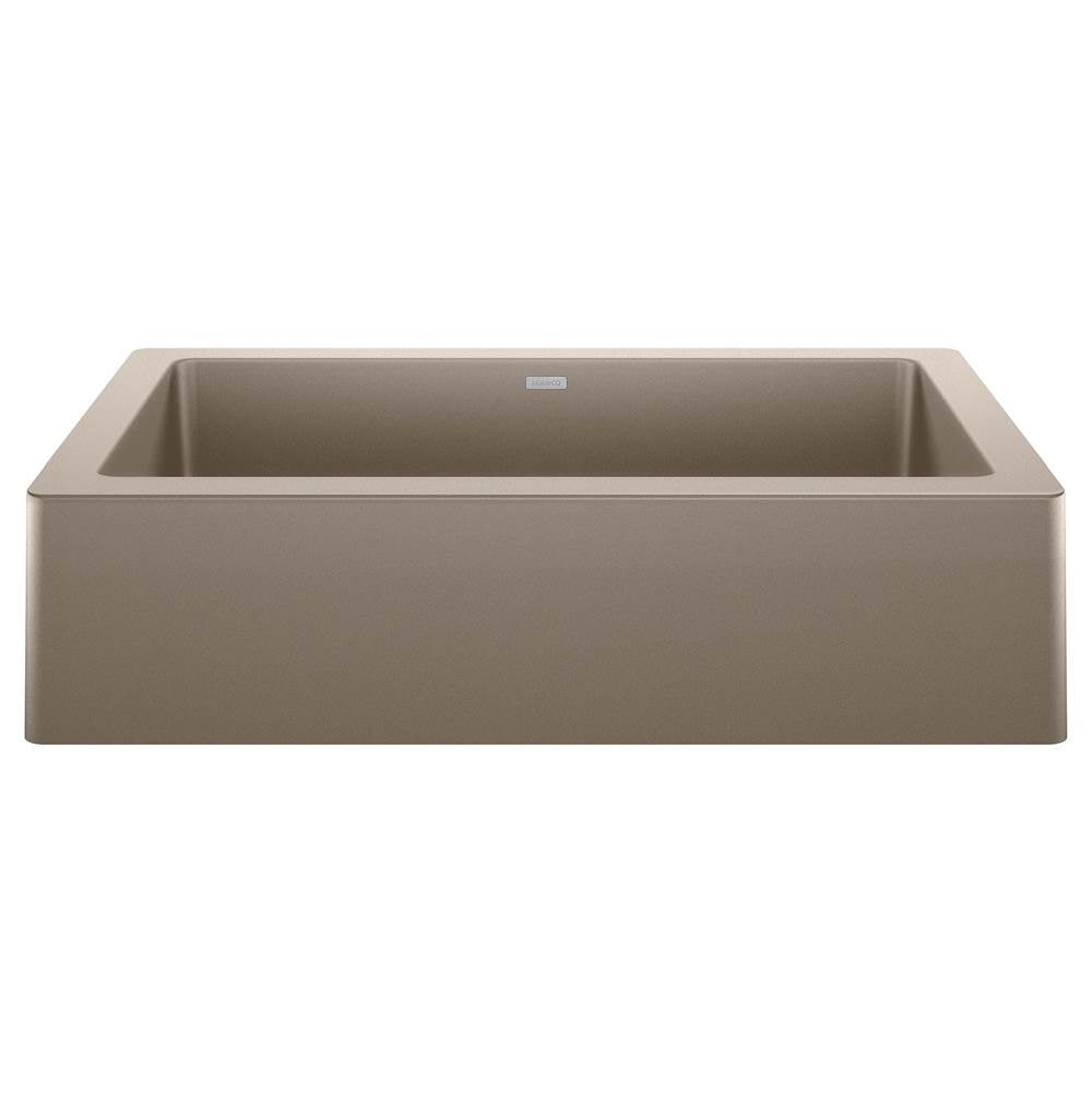 Blanco - Vintera SILGRANIT 30'' Single Bowl Apron-Front Farmhouse Sink - Truffle - Truffle