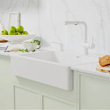 Vintera SILGRANIT 30'' Single Bowl Apron-Front Farmhouse Sink - Anthracite