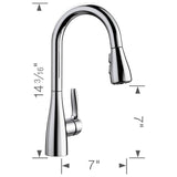 Atura Pull-Down Dual-Spray Bar Faucet - Chrome