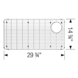 Stainless Steel Sink Grid for Formera 33'' Super Single Sink