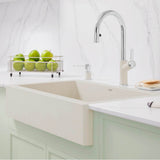 Urbena Pull-Down Dual-Spray Kitchen Faucet - Chrome/Soft White