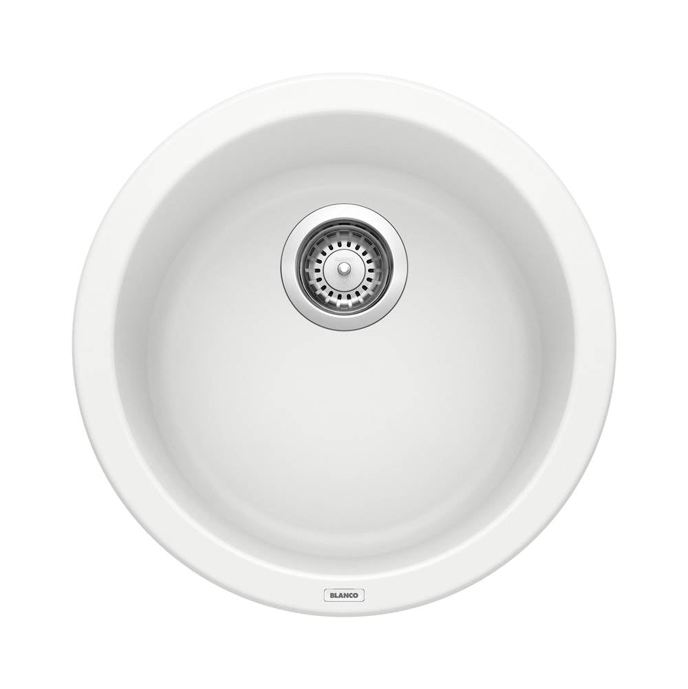 Blanco - Rondo SILGRANIT 18'' Dual Mount Bar Sink - White - White