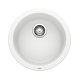 Blanco - Rondo SILGRANIT 18'' Dual Mount Bar Sink - White - White