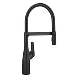 Blanco - Rivana Semi-Pro Pull-Down Dual-Spray Kitchen Faucet - Matte Black - Matte Black