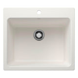 Blanco - Liven SILGRANIT 25'' Single Bowl Dual Mount Laundry Sink - White - White