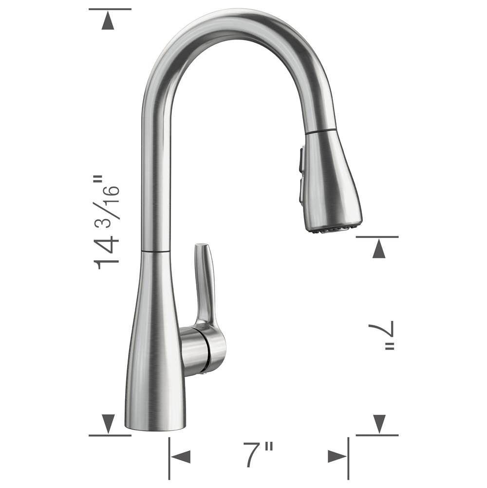 Atura Pull-Down Dual-Spray Bar Faucet - Chrome