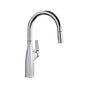 Blanco - Rivana High-Arc Pull-Down Dual-Spray Kitchen Faucet - Chrome - Chrome