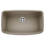 Blanco - Valea SILGRANIT 32'' Super Single Undermount Kitchen Sink - Truffle - Truffle