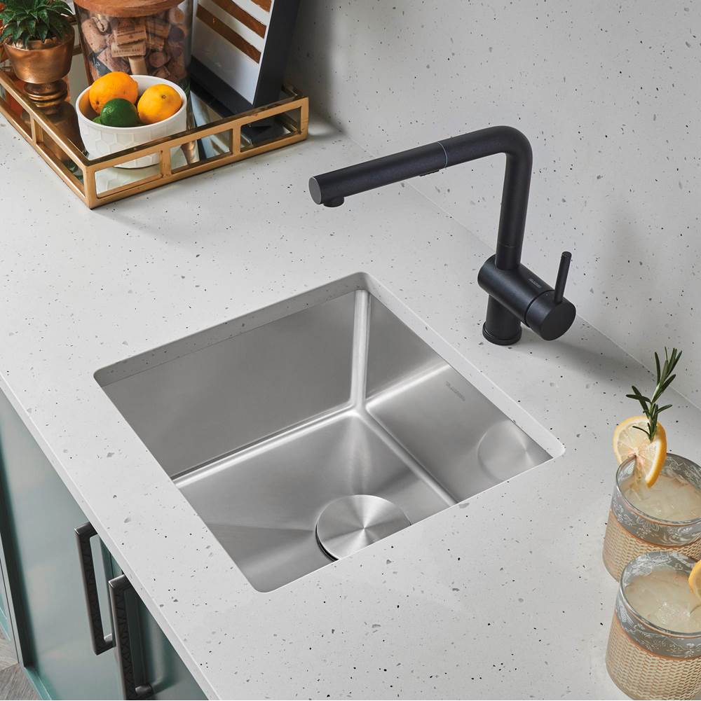 Cuvee R15 17'' Undermount Stainless Steel Bar Sink