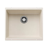 Blanco - Precis SILGRANIT 21'' Single Bowl Undermount Kitchen Sink - Soft White - Soft White