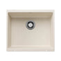 Blanco - Precis SILGRANIT 21'' Single Bowl Undermount Kitchen Sink - Soft White - Soft White