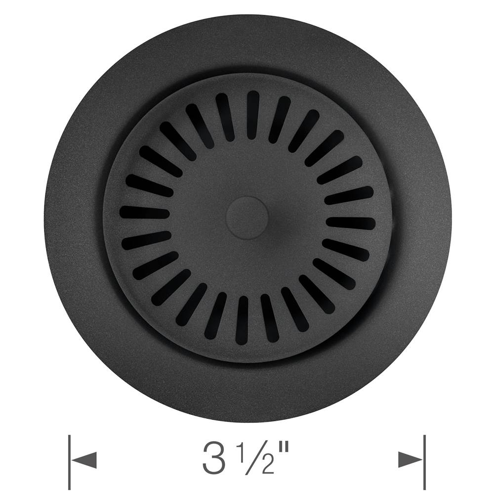 Color-Coordinated Metal Disposal Flange - White