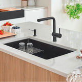 Precis SILGRANIT 32'' Super Single Undermount Kitchen Sink - Cafe