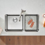 Formera 33'' 60/40 Double Bowl Undermount Stainless Steel Kitchen Sink
